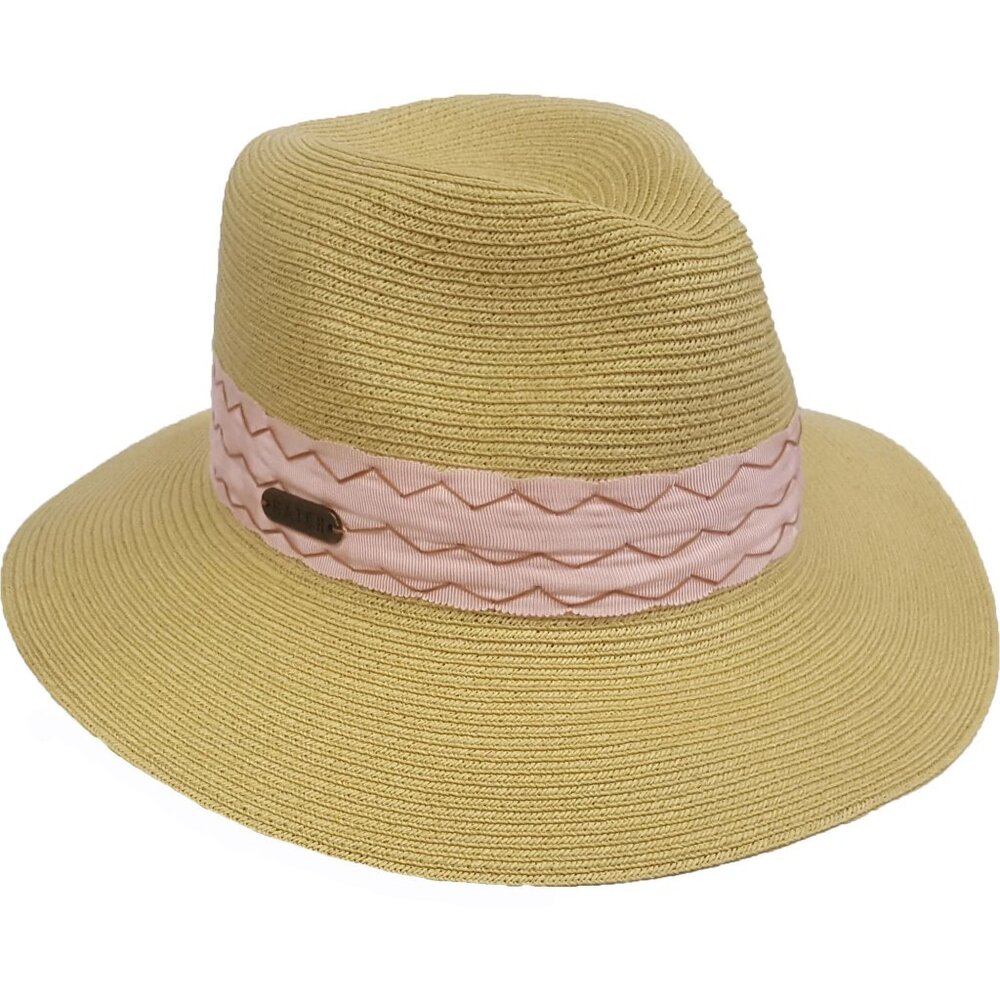 Natural Straw Toyo braid womens hat packable adjustable fedora summer Brand…